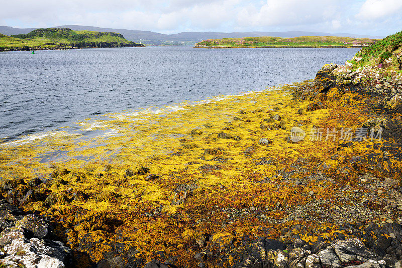 盖尔bh Eilein和Dunvegan湖，斯凯岛，苏格兰